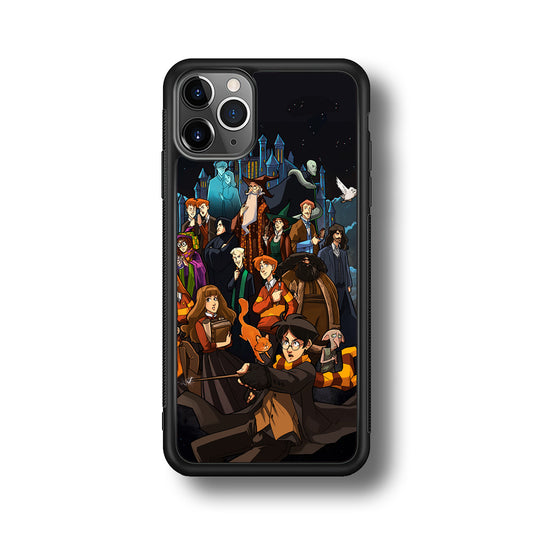 Harry Potter People in Cartoon Layer iPhone 11 Pro Case