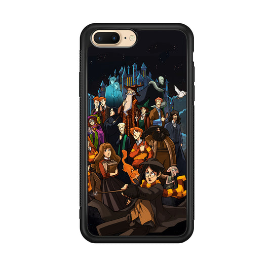 Harry Potter People in Cartoon Layer iPhone 8 Plus Case