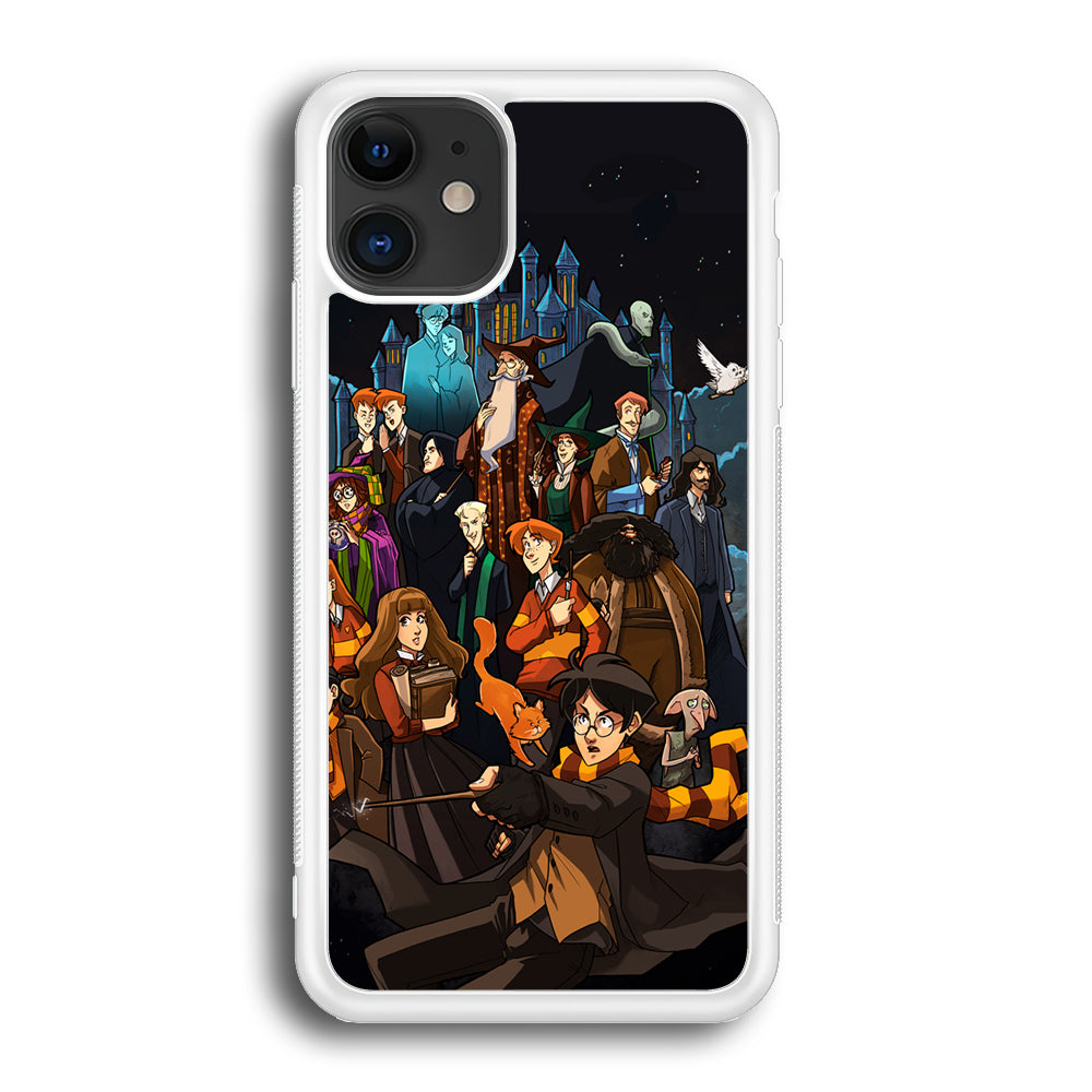 Harry Potter People in Cartoon Layer iPhone 12 Case