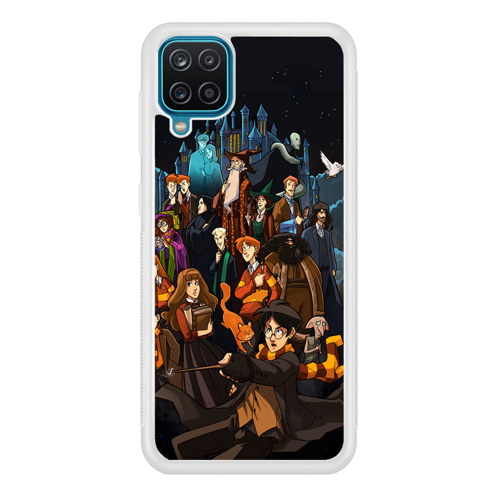 Harry Potter People in Cartoon Layer Samsung Galaxy A12 Case