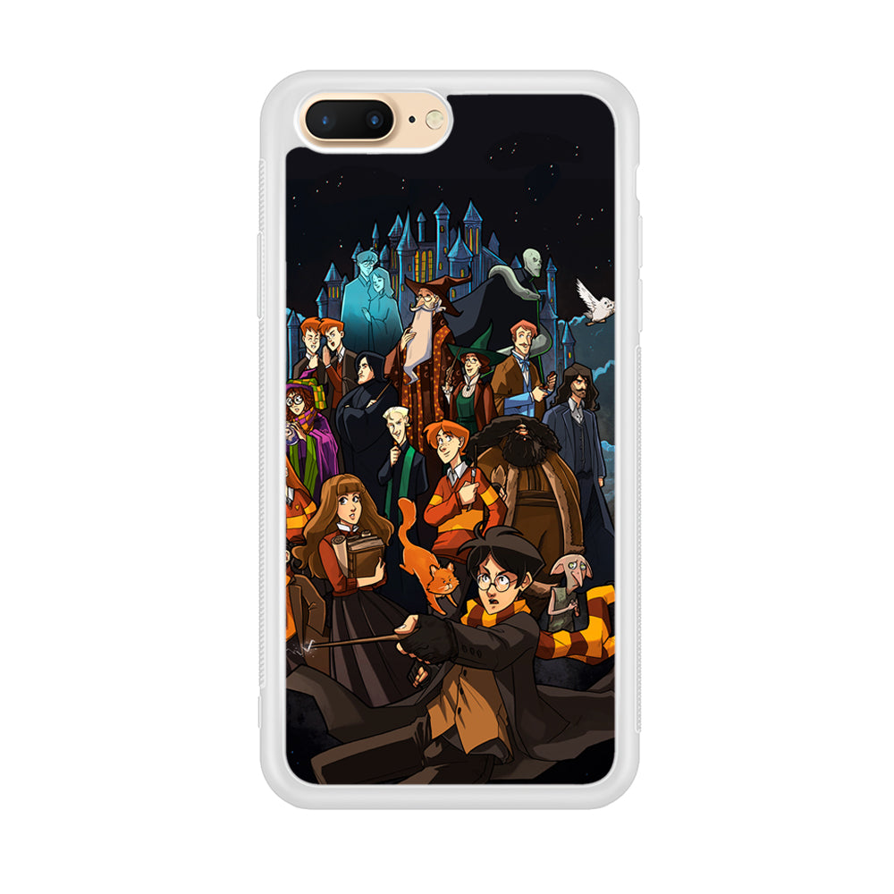 Harry Potter People in Cartoon Layer iPhone 8 Plus Case