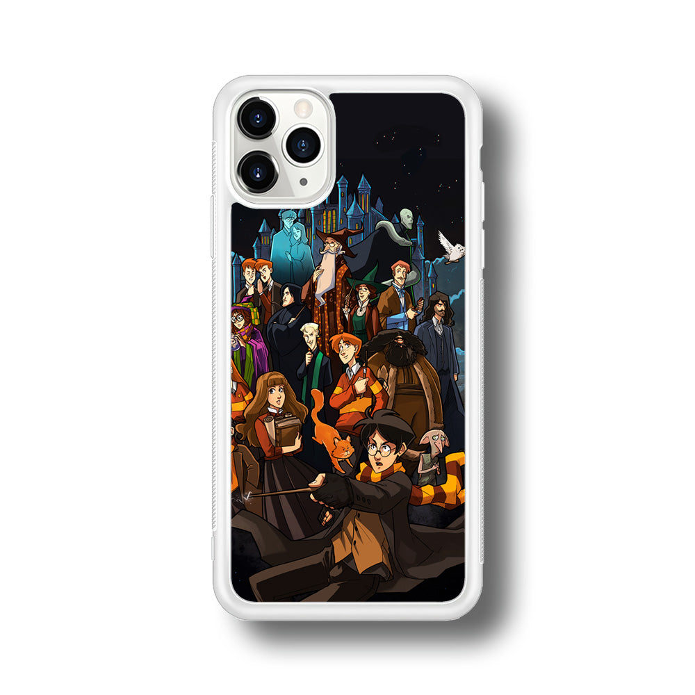 Harry Potter People in Cartoon Layer iPhone 11 Pro Case