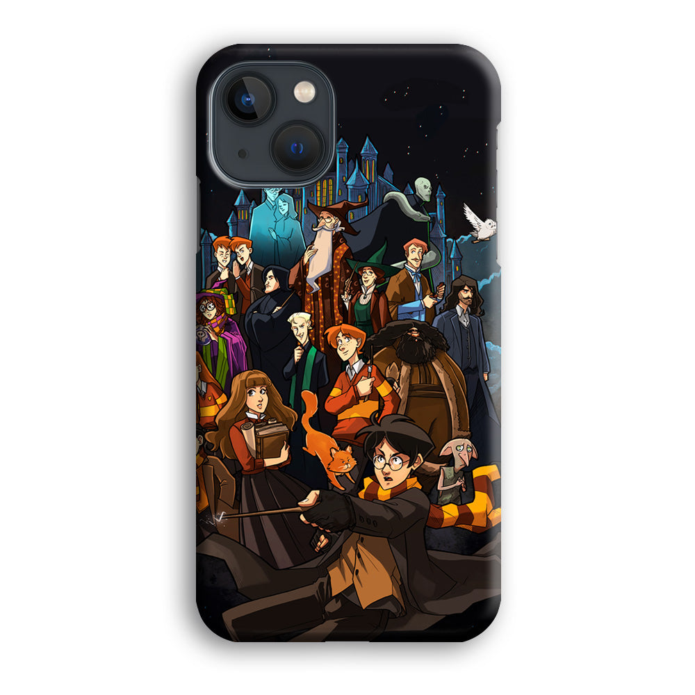 Harry Potter People in Cartoon Layer IPhone 13 Case