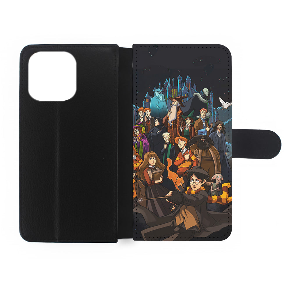 Harry Potter People in Cartoon Layer iPhone 15 Case