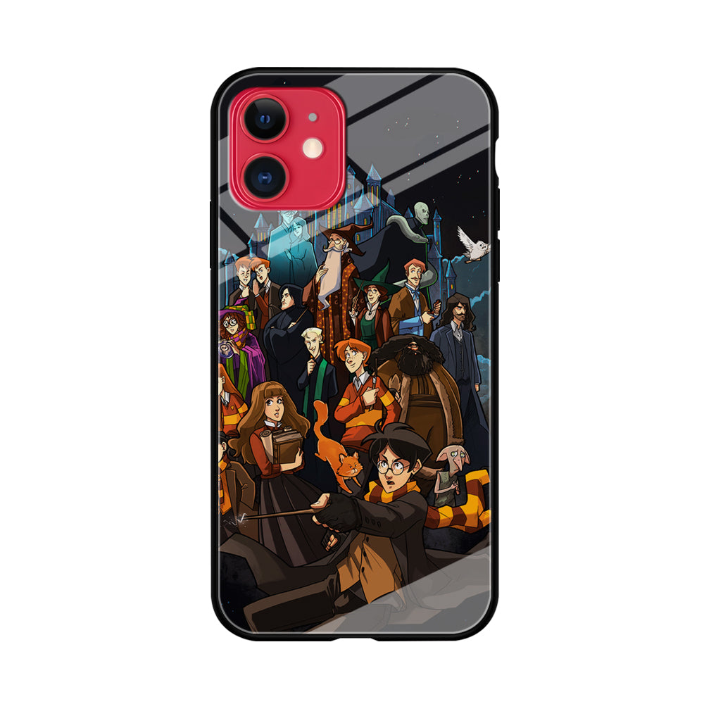 Harry Potter People in Cartoon Layer iPhone 11 Case