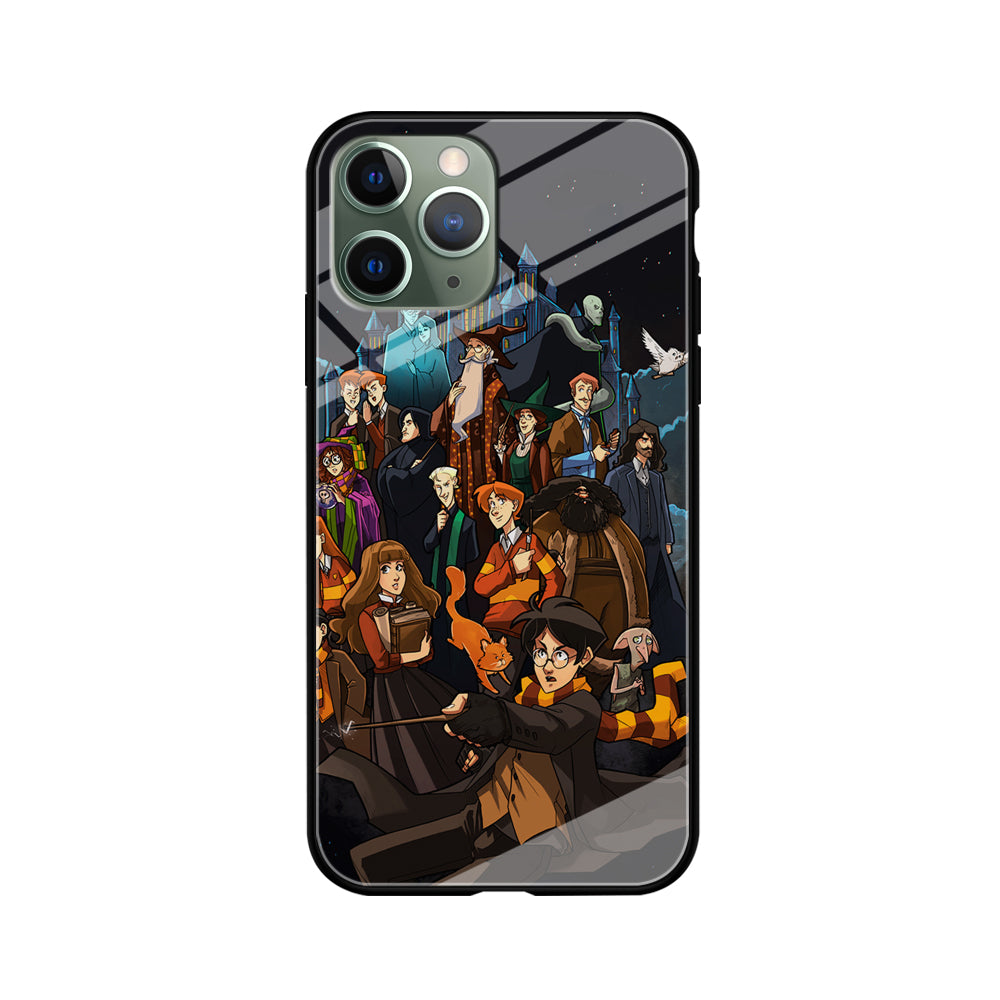 Harry Potter People in Cartoon Layer iPhone 11 Pro Case