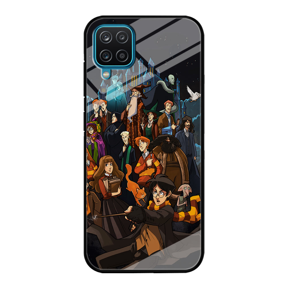 Harry Potter People in Cartoon Layer Samsung Galaxy A12 Case