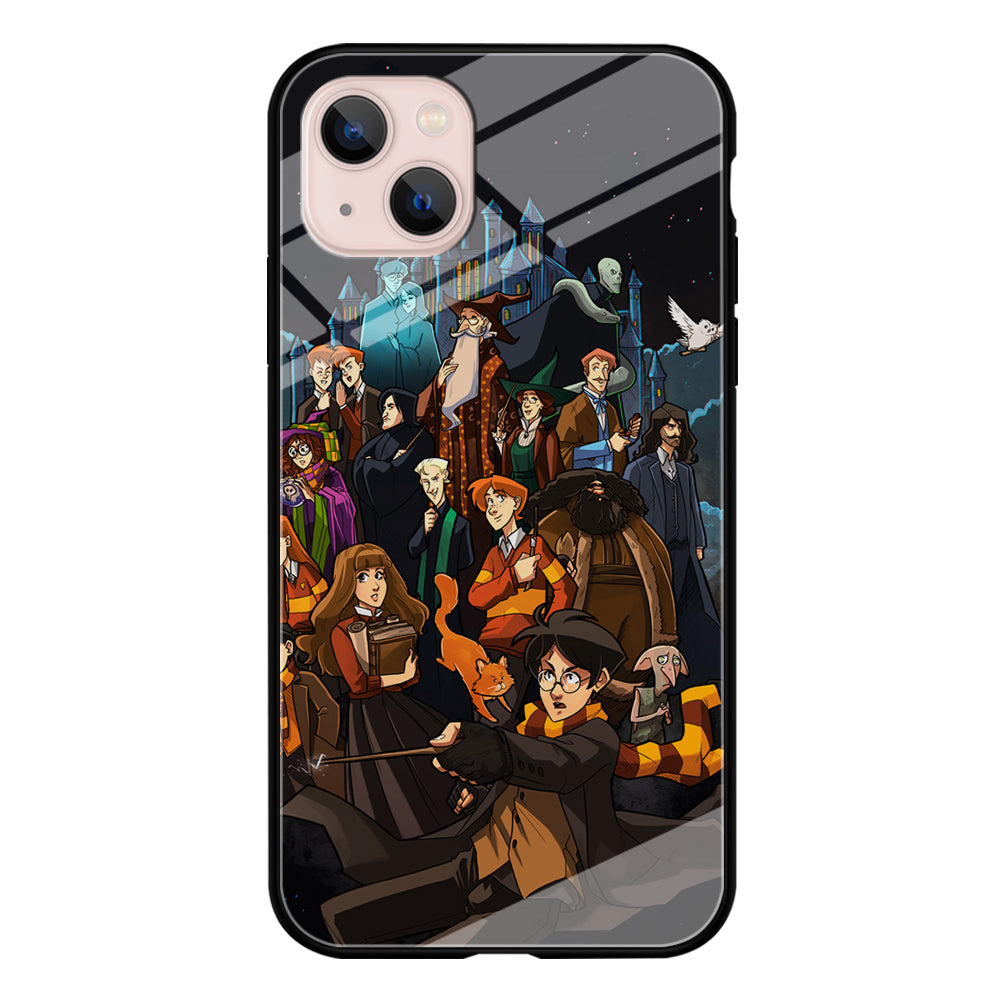 Harry Potter People in Cartoon Layer IPhone 13 Case