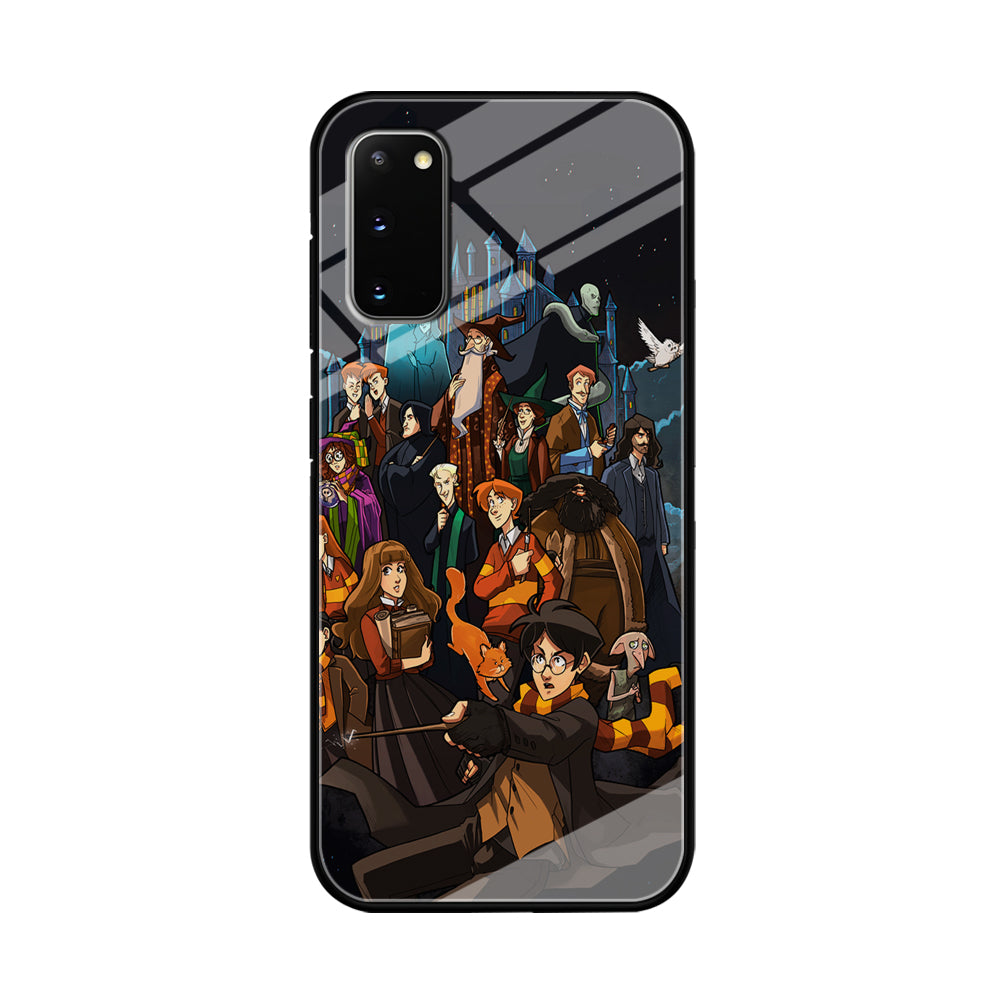 Harry Potter People in Cartoon Layer Samsung Galaxy S20 Case