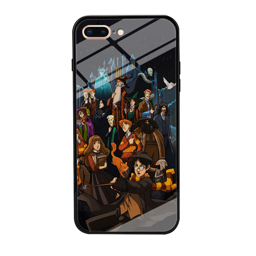 Harry Potter People in Cartoon Layer iPhone 8 Plus Case