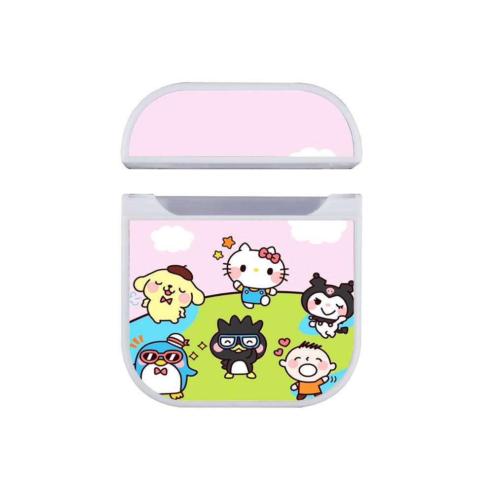 Hello Kitty All Character Apple Airpods Case White