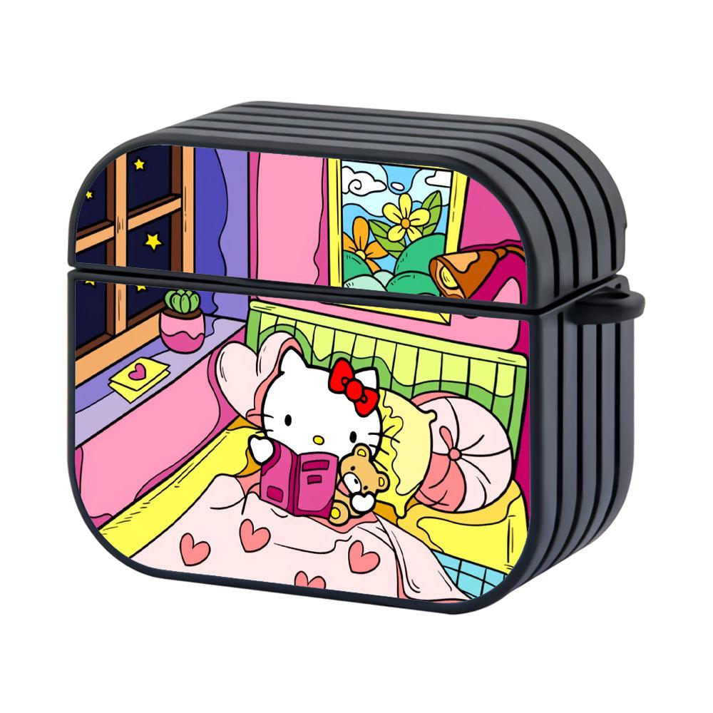 Hello Kitty Bedtime Story Apple Airpods 4 Case Black