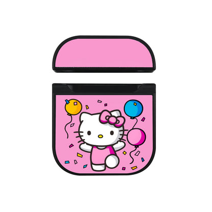 Hello Kitty Birthday Surprise Apple Airpods Case Black