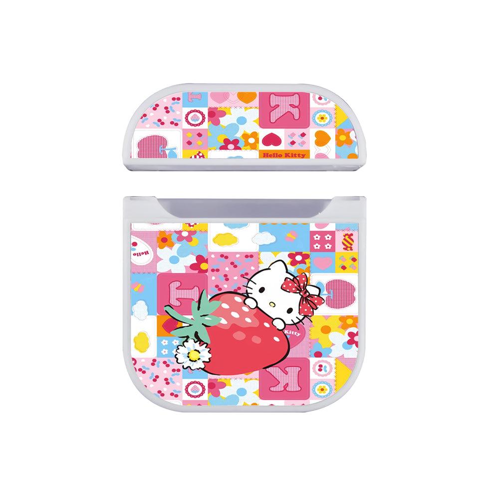 Hello Kitty Bloom Like a Flower in a Garden Apple Airpods Case White