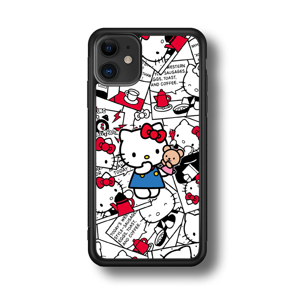 Hello Kitty Busy in The Kitchen iPhone 11 Case