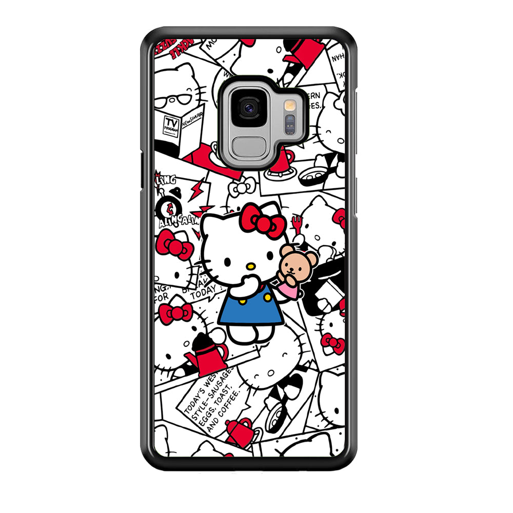 Hello Kitty Busy in The Kitchen Samsung Galaxy S9 Case
