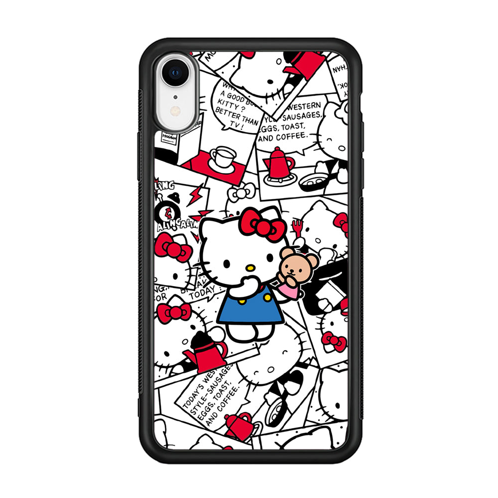 Hello Kitty Busy in The Kitchen iPhone XR Case