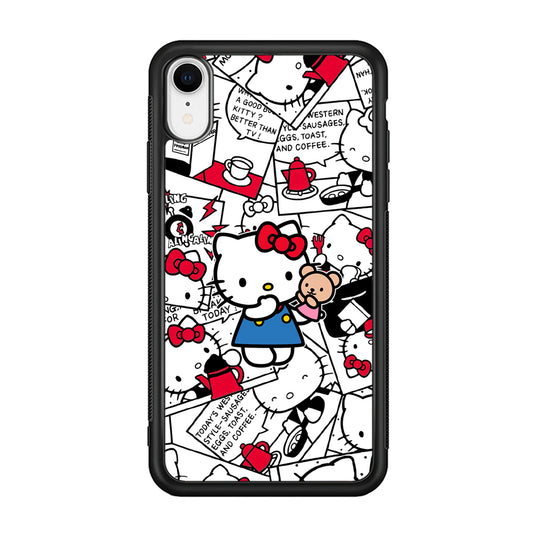 Hello Kitty Busy in The Kitchen iPhone XR Case