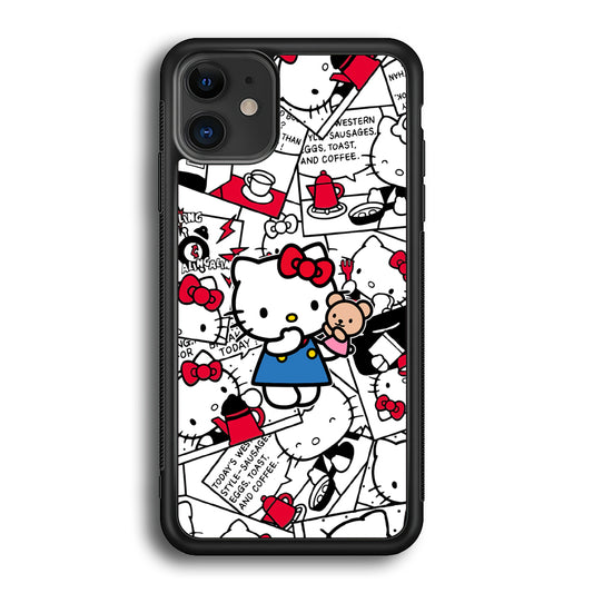 Hello Kitty Busy in The Kitchen iPhone 12 Case