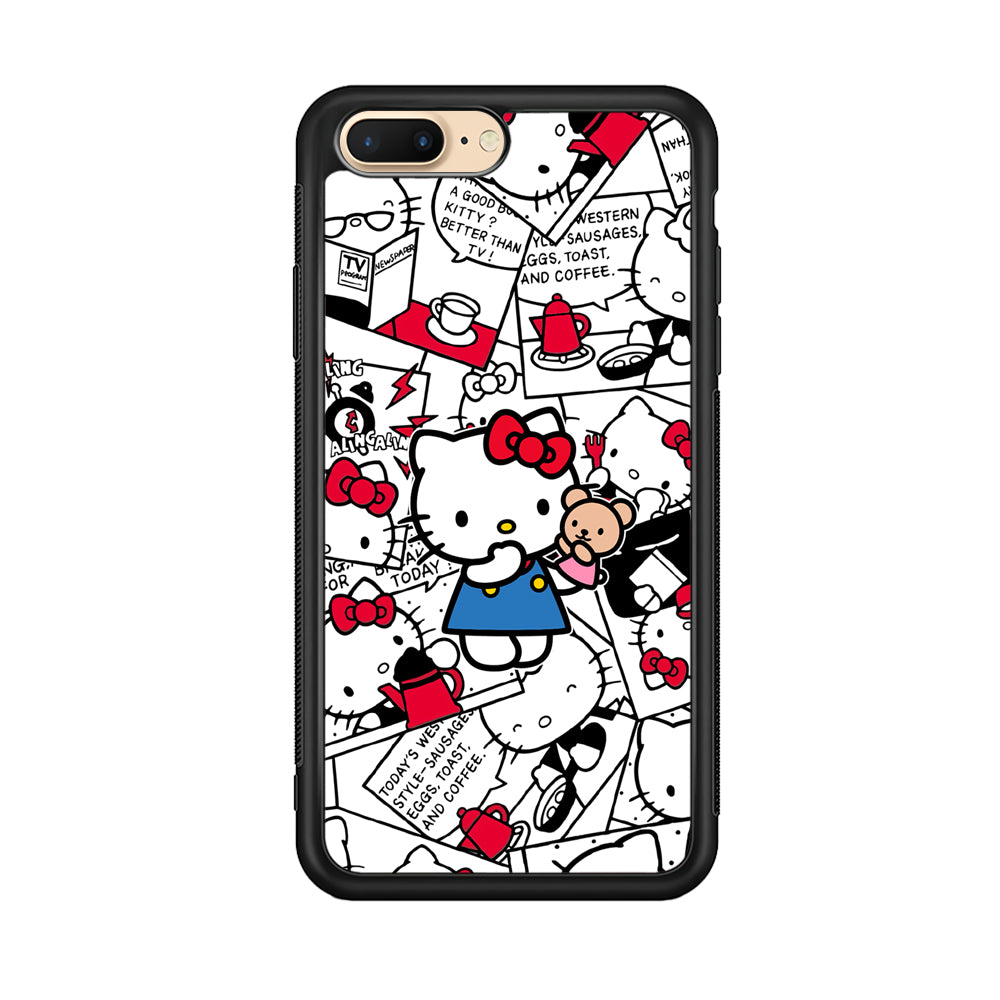 Hello Kitty Busy in The Kitchen iPhone 8 Plus Case