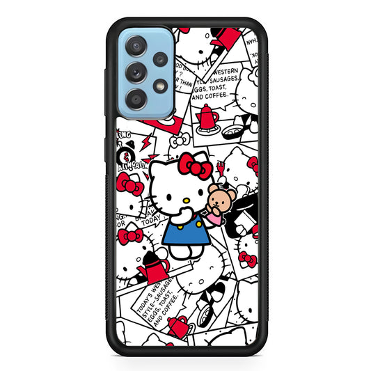 Hello Kitty Busy in The Kitchen Samsung Galaxy A72 Case