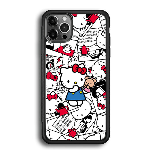 Hello Kitty Busy in The Kitchen iPhone 12 Pro Max Case