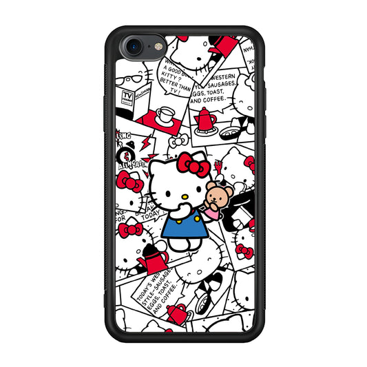 Hello Kitty Busy in The Kitchen iPhone 8 Case