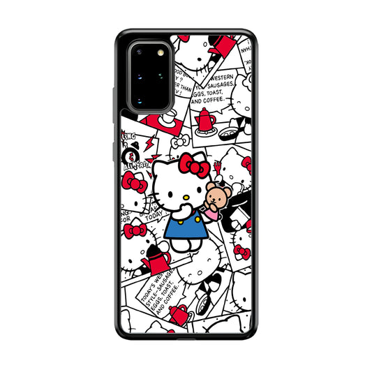 Hello Kitty Busy in The Kitchen Samsung Galaxy S20 Plus Case