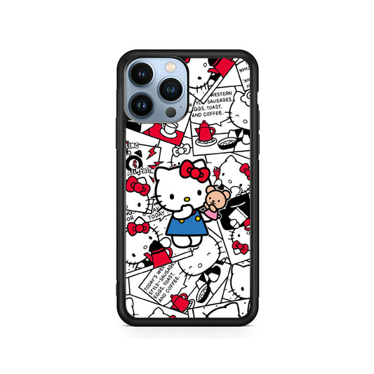 Hello Kitty Busy in The Kitchen iPhone 14 Pro Case