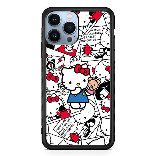 Hello Kitty Busy in The Kitchen iPhone 13 Pro Max Case