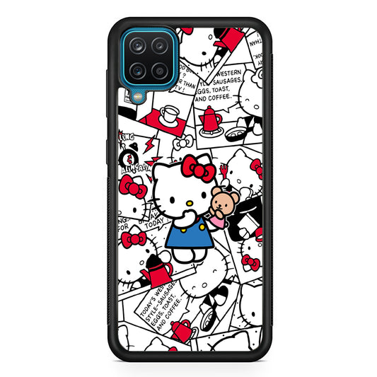 Hello Kitty Busy in The Kitchen Samsung Galaxy A12 Case