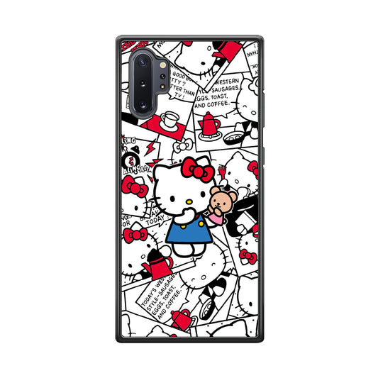 Hello Kitty Busy in The Kitchen Samsung Galaxy Note 10 Plus Case