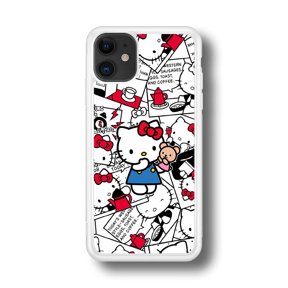 Hello Kitty Busy in The Kitchen iPhone 11 Case