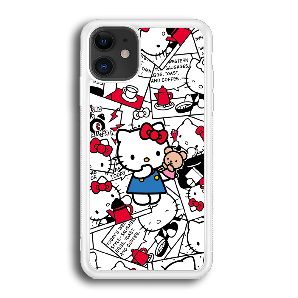 Hello Kitty Busy in The Kitchen iPhone 12 Case