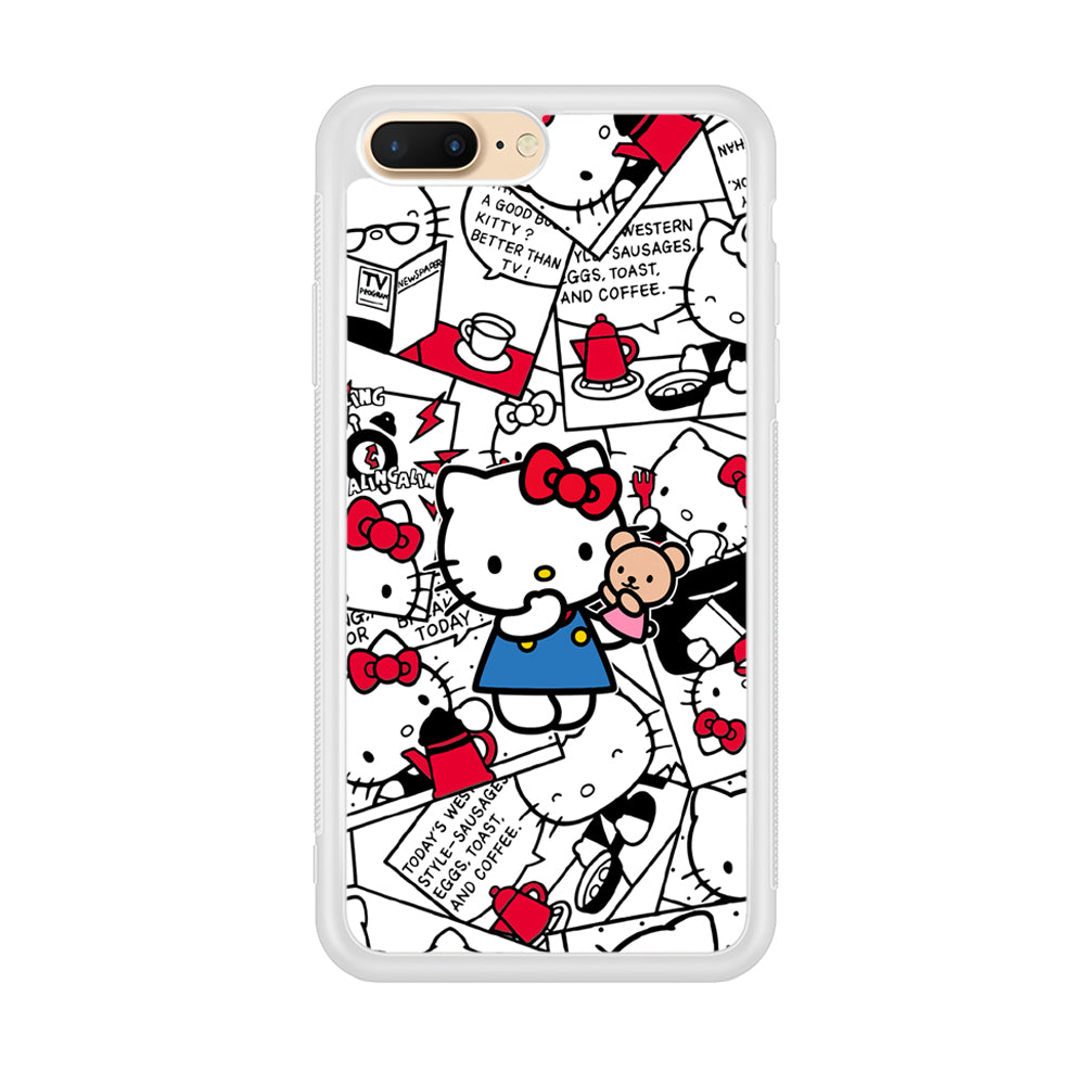 Hello Kitty Busy in The Kitchen iPhone 8 Plus Case