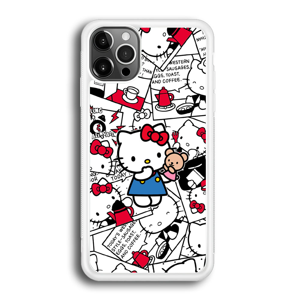 Hello Kitty Busy in The Kitchen iPhone 12 Pro Max Case