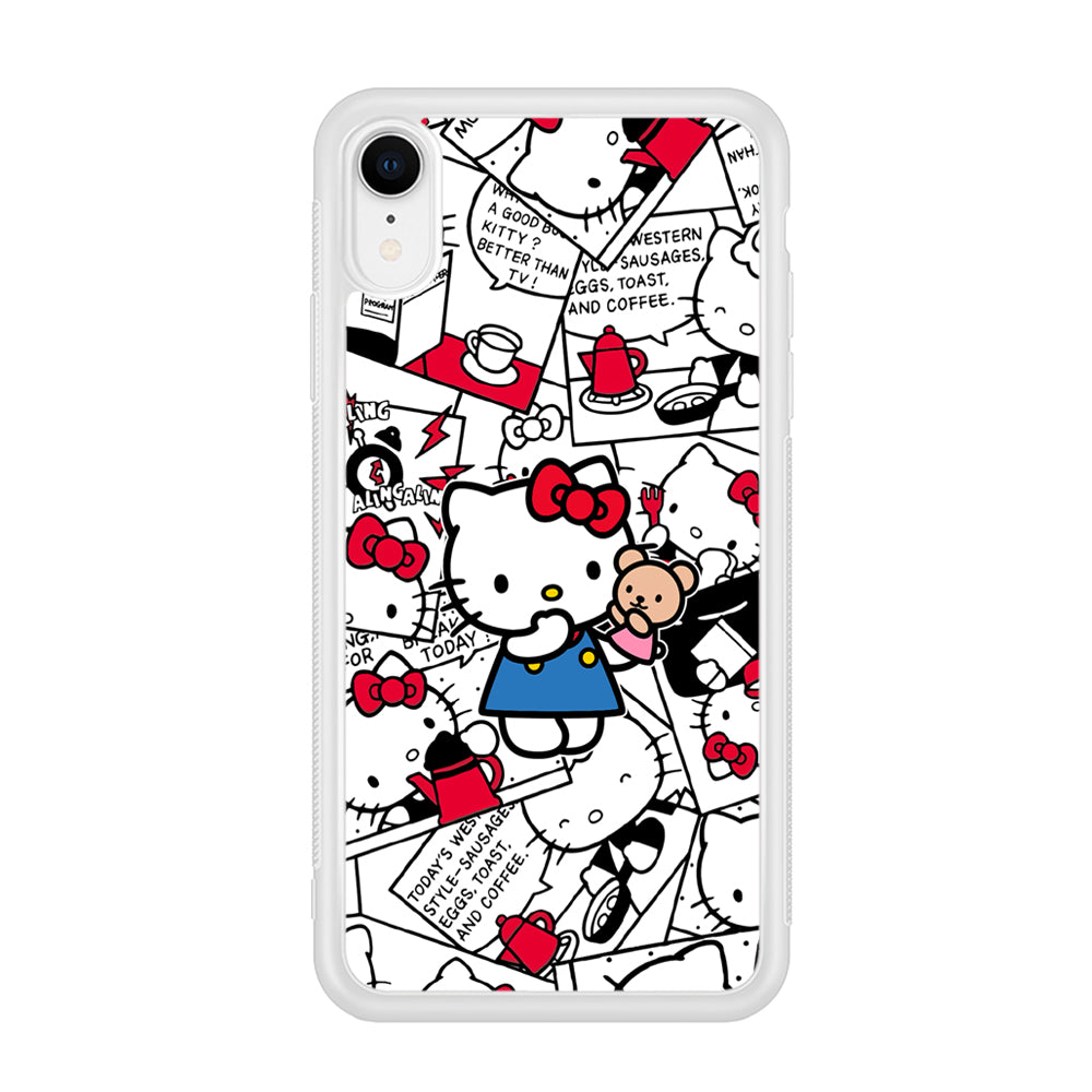 Hello Kitty Busy in The Kitchen iPhone XR Case