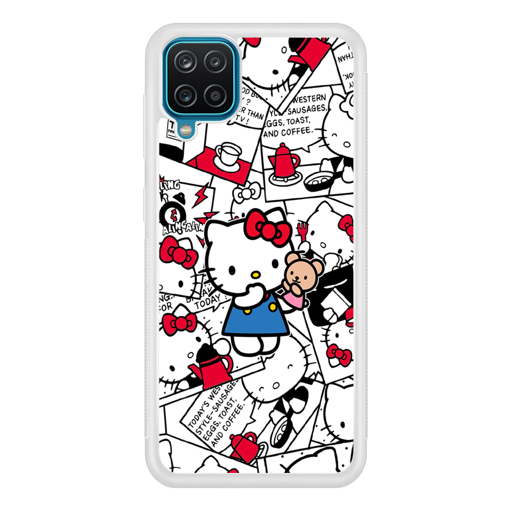 Hello Kitty Busy in The Kitchen Samsung Galaxy A12 Case