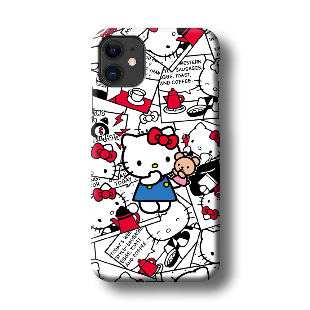 Hello Kitty Busy in The Kitchen iPhone 11 Case