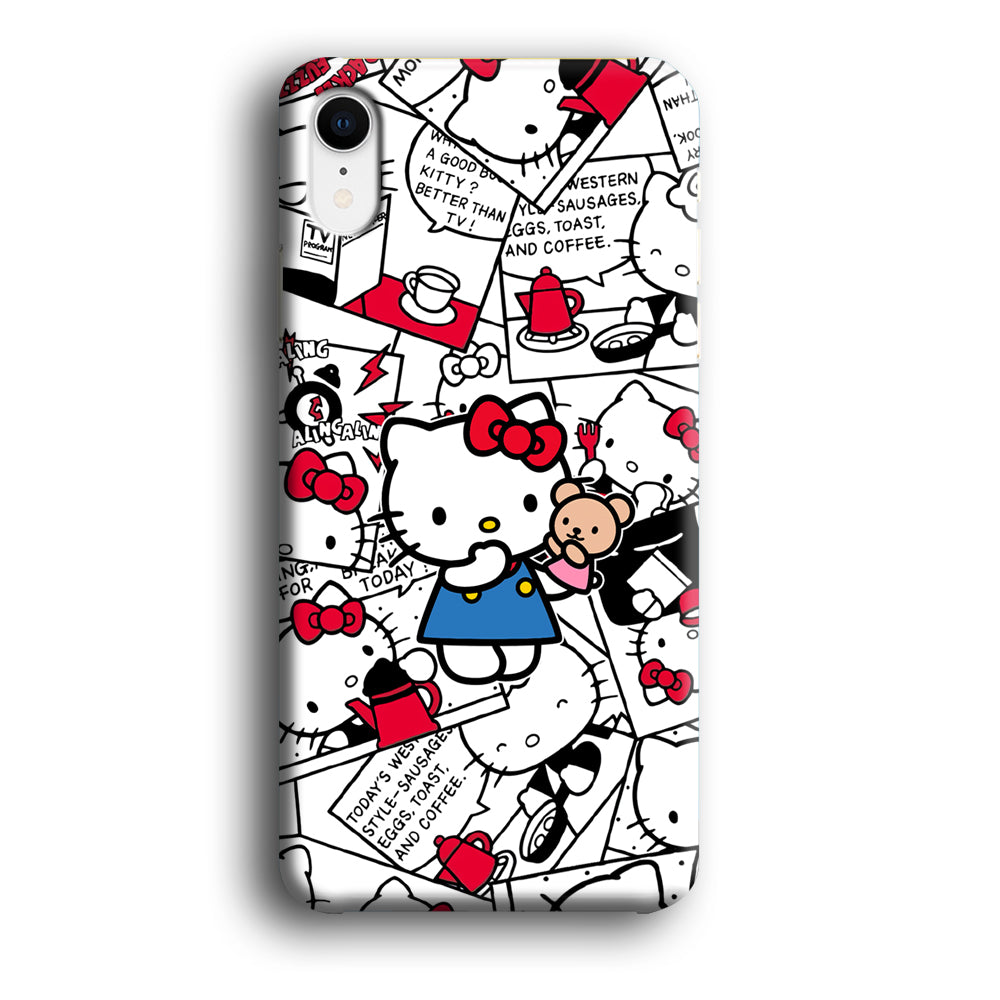 Hello Kitty Busy in The Kitchen iPhone XR Case