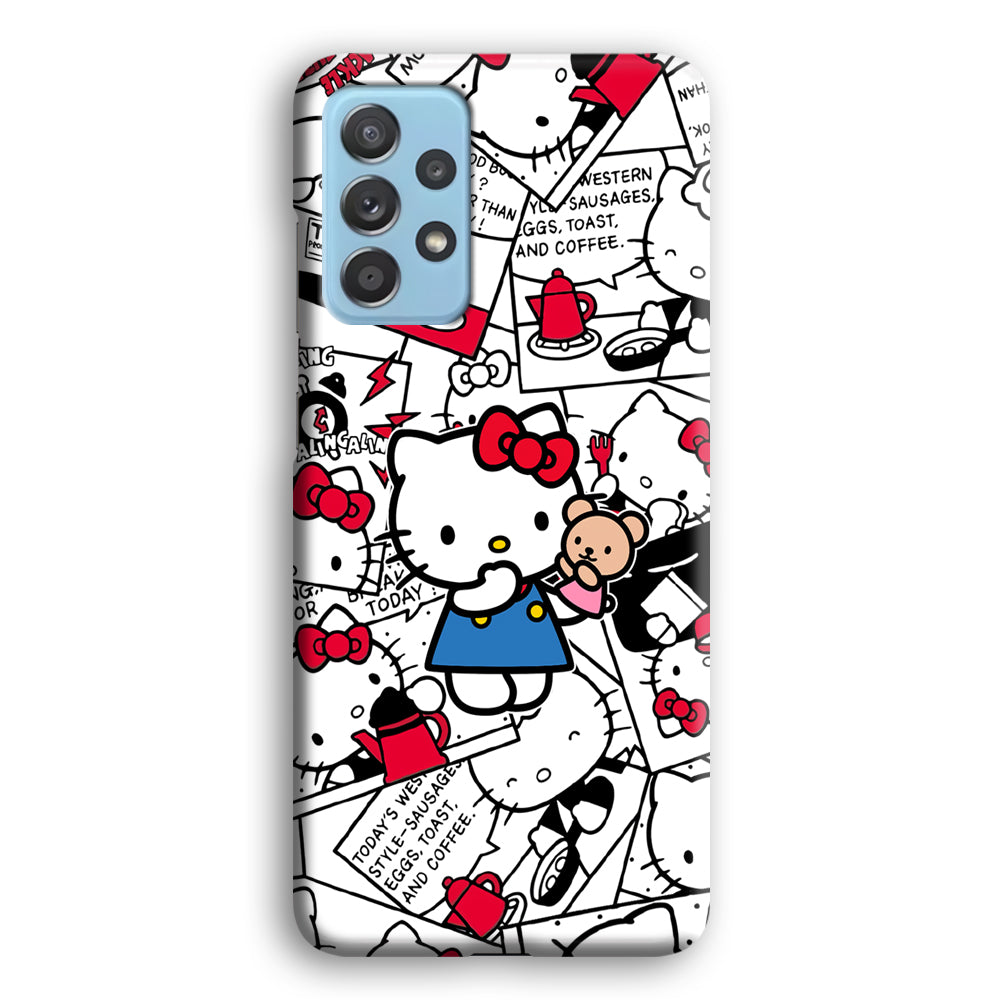 Hello Kitty Busy in The Kitchen Samsung Galaxy A72 Case