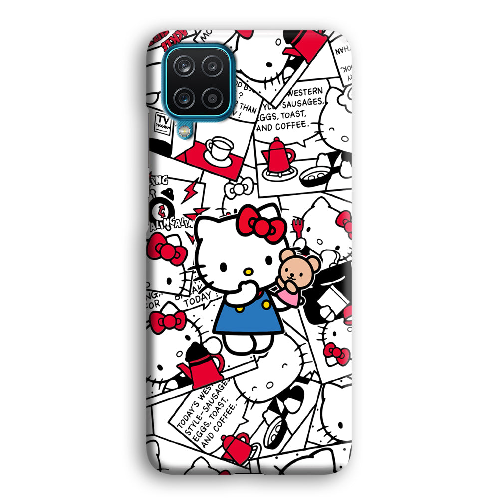 Hello Kitty Busy in The Kitchen Samsung Galaxy A12 Case