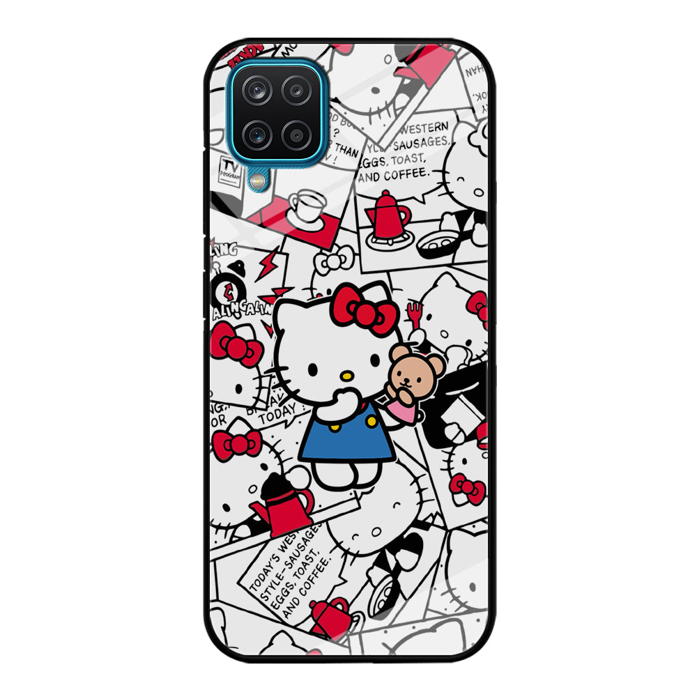 Hello Kitty Busy in The Kitchen Samsung Galaxy A12 Case