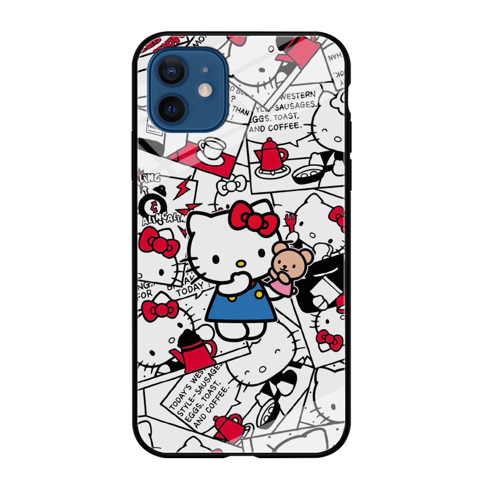 Hello Kitty Busy in The Kitchen iPhone 12 Case