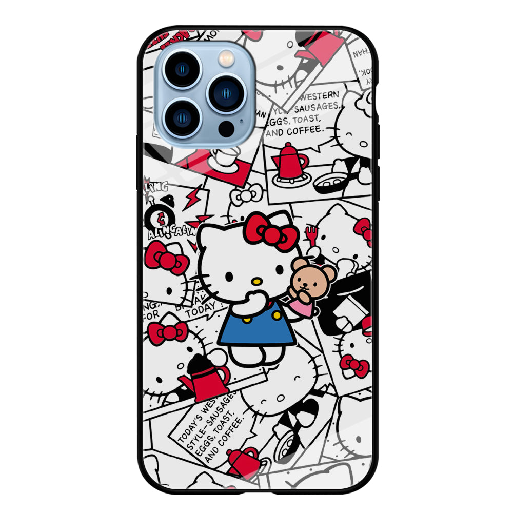 Hello Kitty Busy in The Kitchen iPhone 13 Pro Max Case