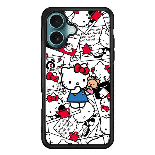 Hello Kitty Busy in The Kitchen iPhone 17 Case