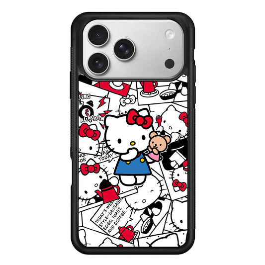 Hello Kitty Busy in The Kitchen iPhone 17 Pro Max Case