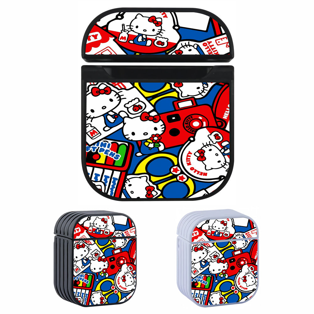Hello Kitty Doodle Sticker Apple Airpods Case
