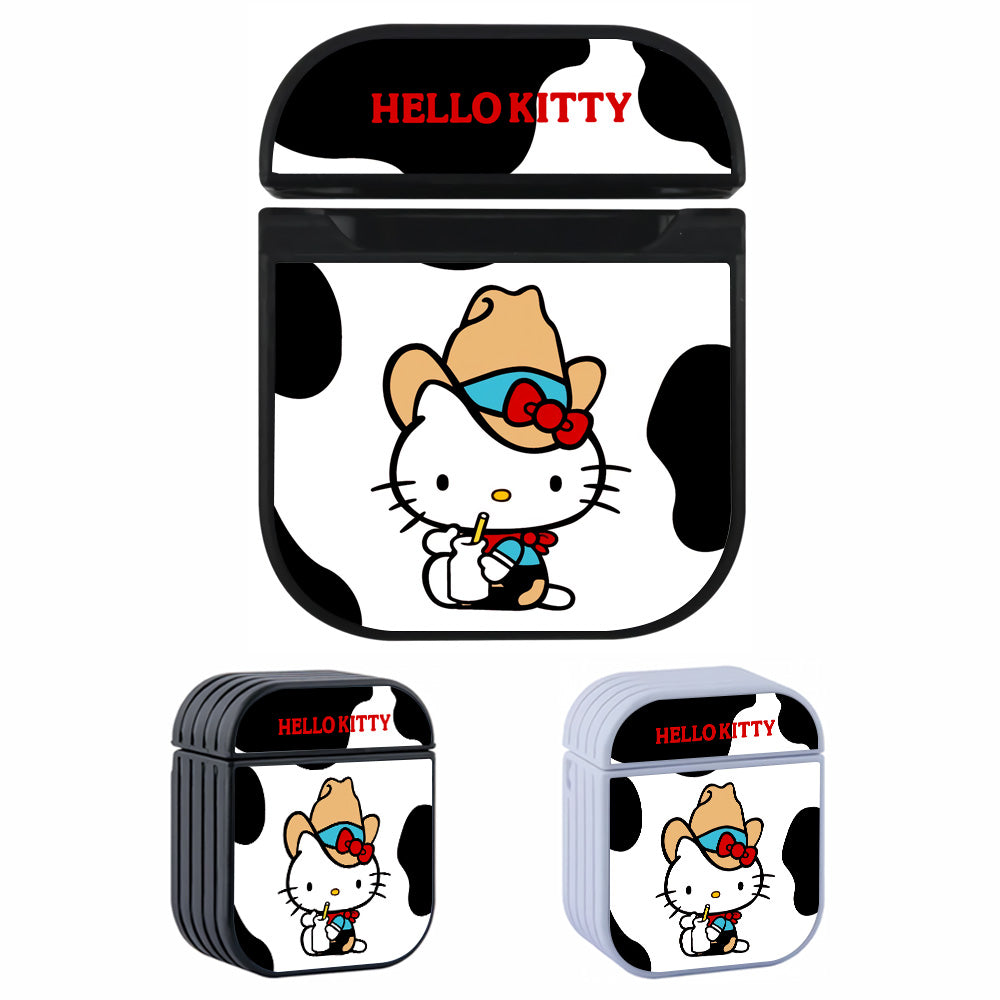 Hello Kitty Drinking Milk Apple Airpods Case