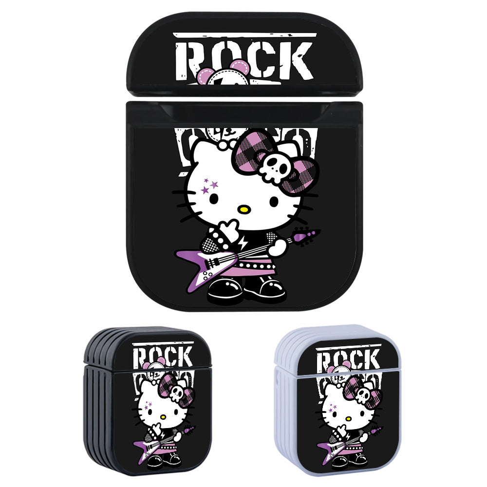 Hello Kitty Guitarist Rock Apple Airpods Case